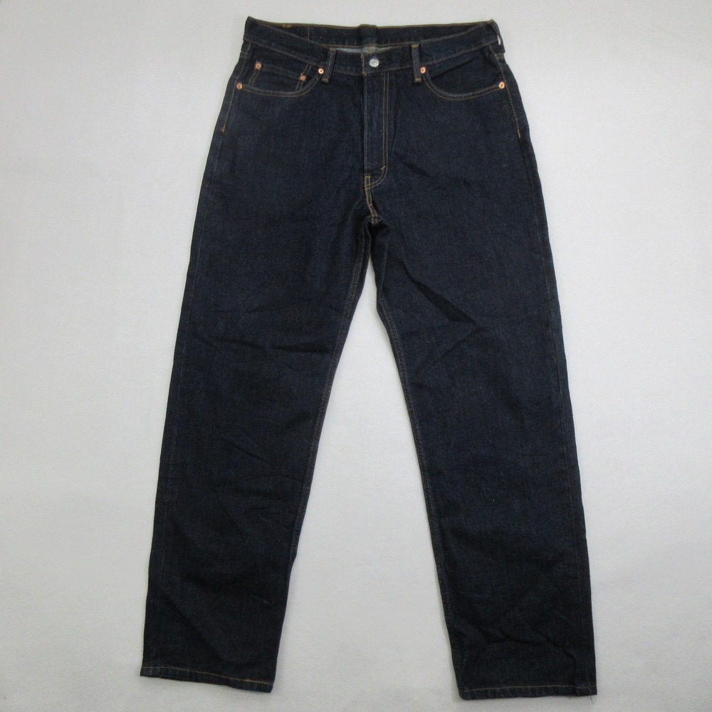 Levis Mens 550 Jeans W36 L32 Blue Relaxed Fit Denim